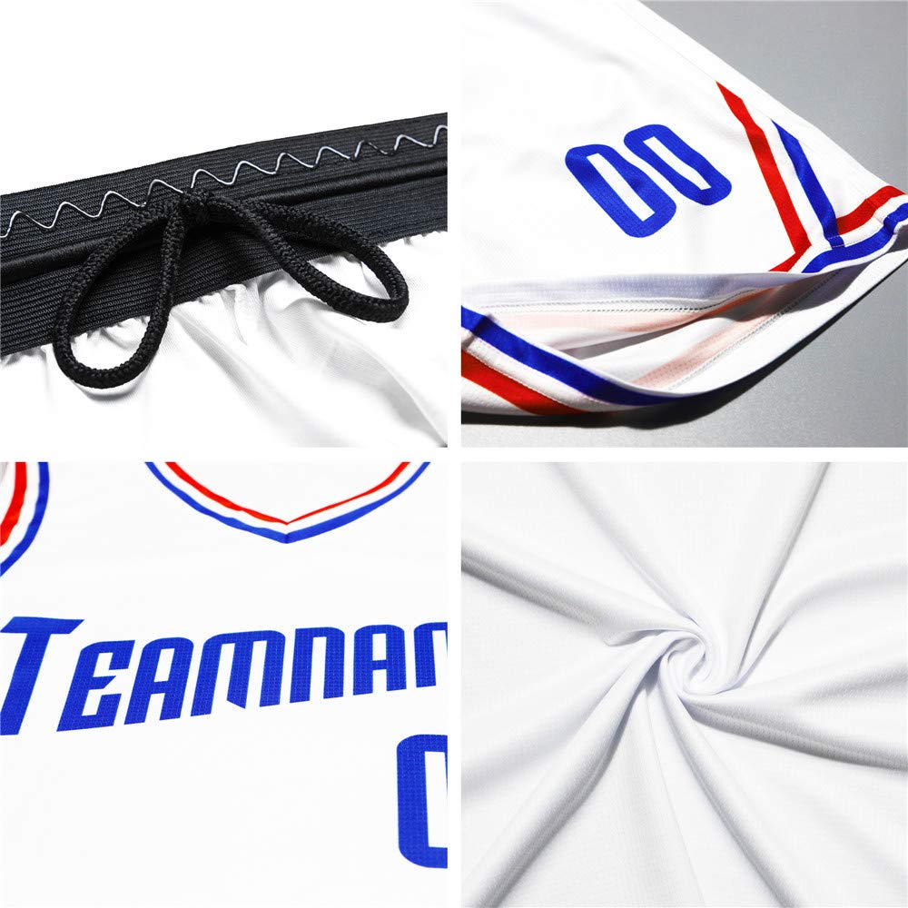 Custom Men Basketball Jersey Set 90s Hip Hop Sportswear